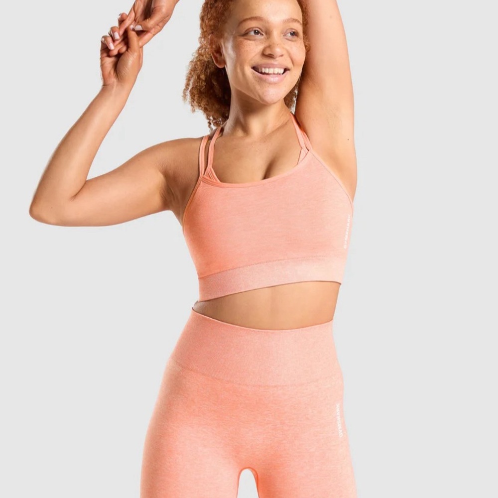 Gymshark ADAPT MARL SEAMLESS SPORTS BRA Size Small